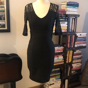 Kardashian Kollection black lace dress